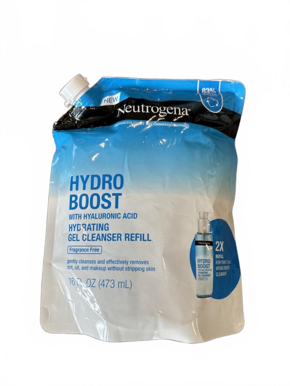 NEUTROGENA Hydro Boost With Hylronic Acid. Hydrating Gel Blender Refill - 16 Oz.